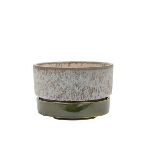 Pollock Planter Limestone Wide Small