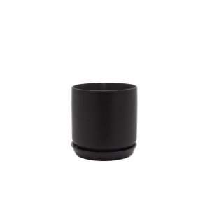 Small Oslo Planter Jet Black